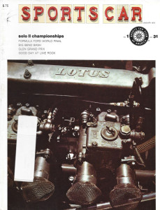 SPORTS CAR 1973 JAN - SOLO II CHAMPIONSHIPS, BIG BEND BASH, FORMULA FORD FINAL